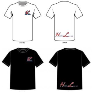 Hood Luxury T-Shirt (Logo Front, Slogan Back)